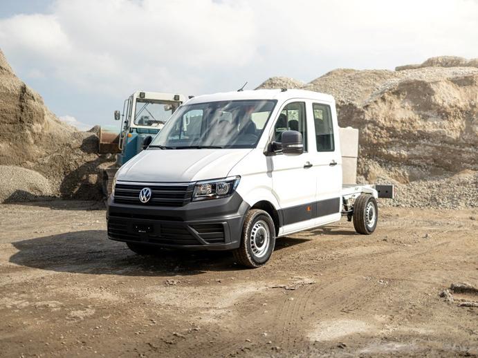 VW Crafter 35 Chassis-Doppelkabine RS 3640 mm Singlebereifung, Diesel, Auto nuove, Manuale